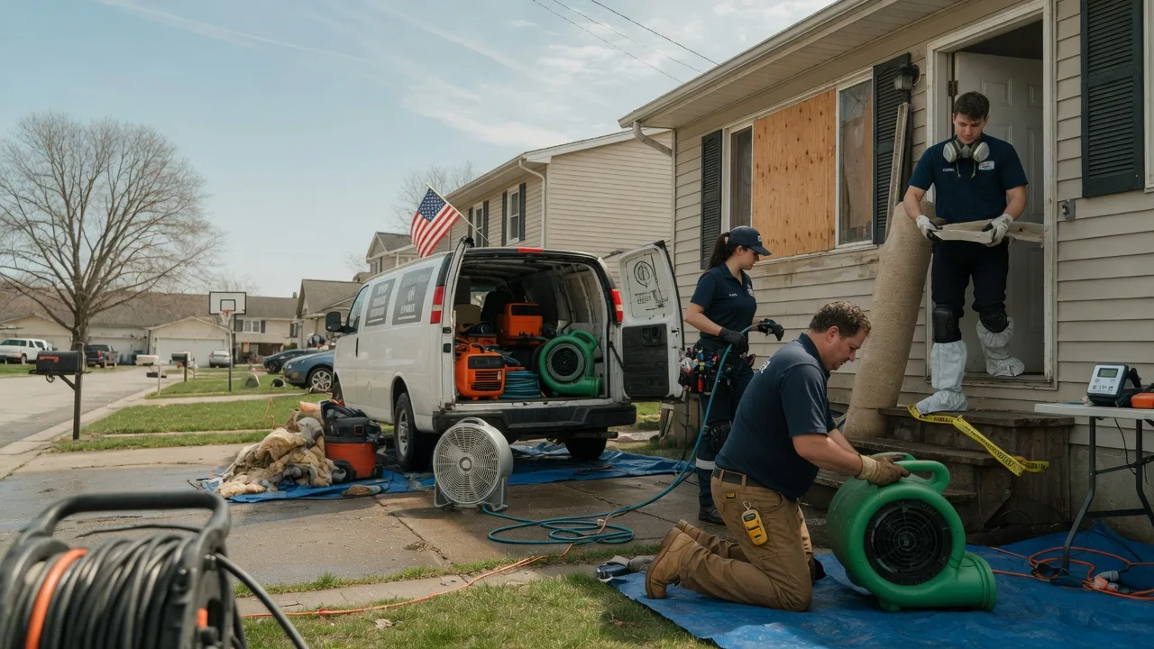 Water Damage Restoration in Montpelier, IA near me